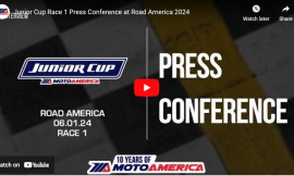 Video: Junior Cup Race One Press Conference From Road America